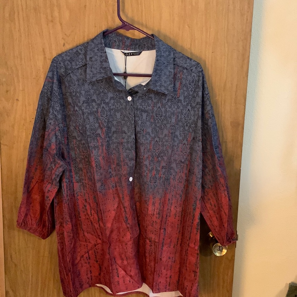 Womens button down shirt XL